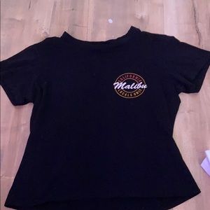 black t-shirt